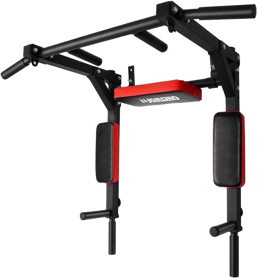 OneTwoFit Wall-Mounted Pull-Up & Dip Station